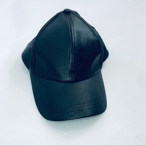 Free People Gramercy Leather Hat
